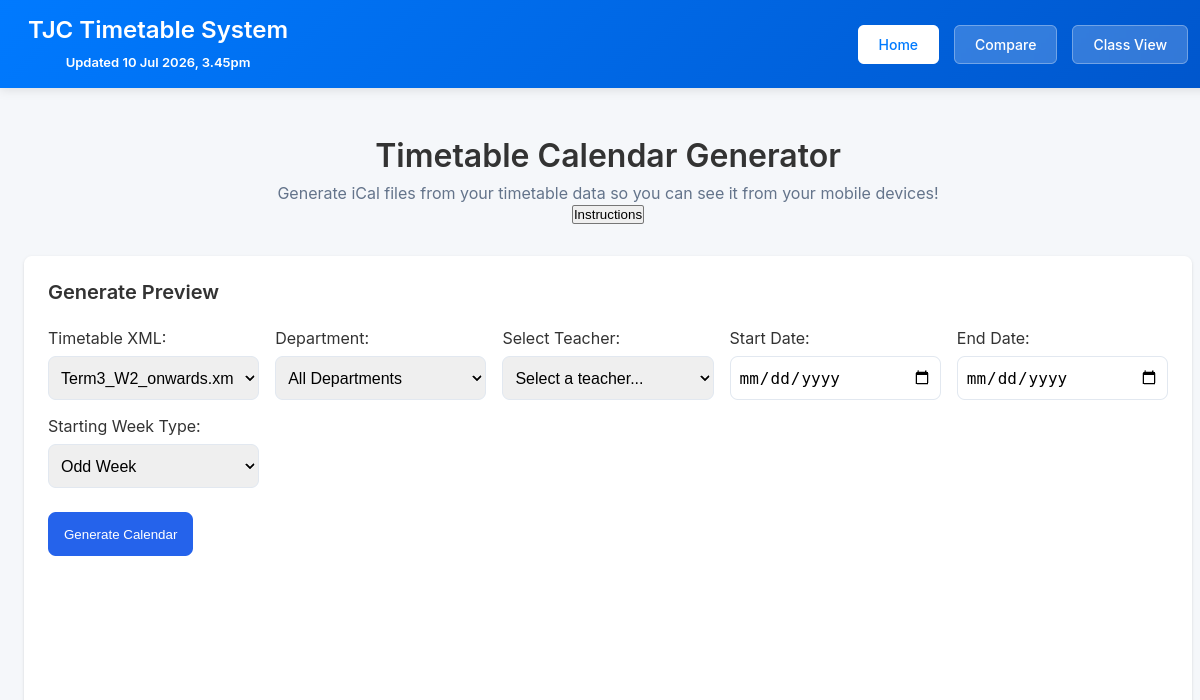 aSc Timetable App interface preview