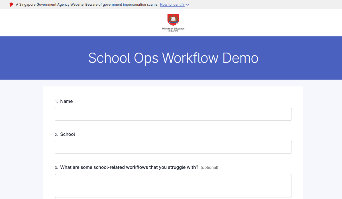 School Ops Optimizations interface preview